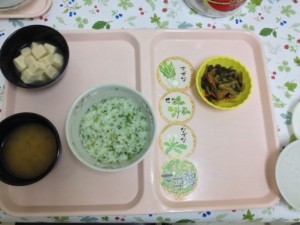 行事食（春の七草）